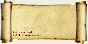 Kristina Videnović vizit kartica